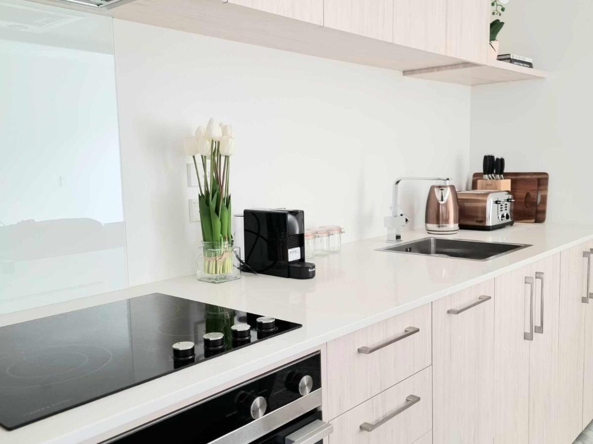 Elegant Cbd Apartment Christchurch Eksteriør billede